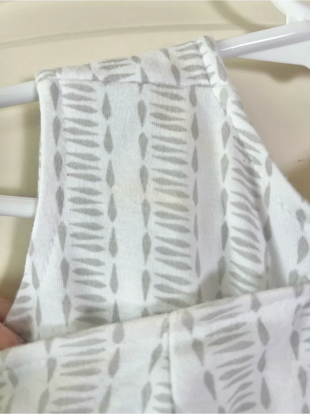 HALO SleepSack Swaddle - Gray/White Pattern - Newborn (NB) 0-3 Months